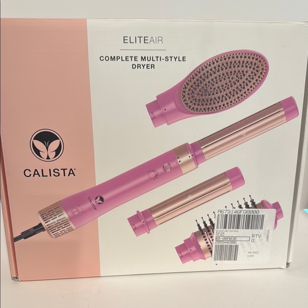 Gold and Pink Hair Styling Essentials Set